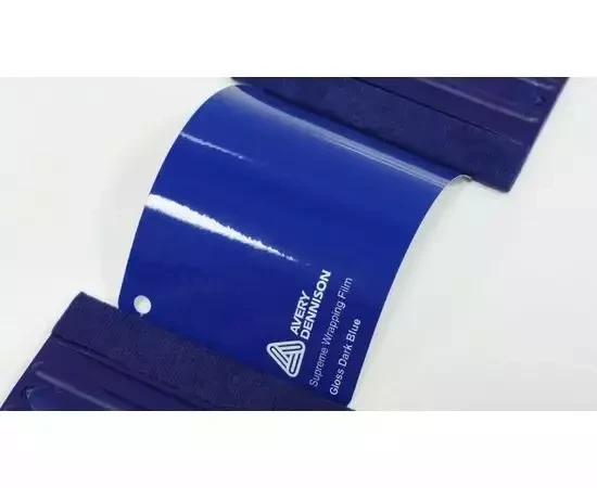 Глянцевая темно-голубая виниловая пленка AVERY SUPREME GLOSS DARK BLUE