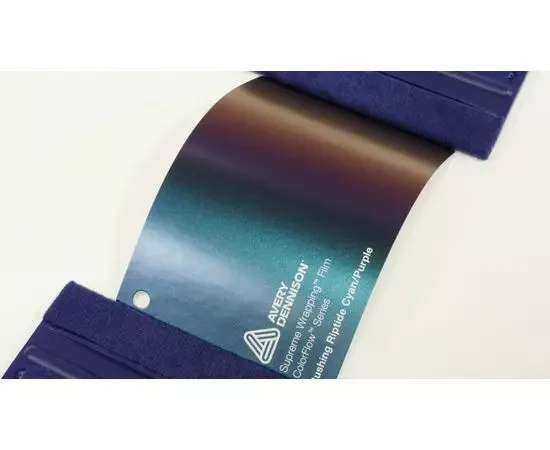 Виниловая пленка AVERY SUPREME RUSHING RIPTIDE CYAN-PURPLE Виниловая пленка AVERY SUPREME RUSHING RIPTIDE CYAN-PURPLE