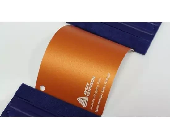 Матовая виниловая пленка AVERY SUPREME MATTE METALLIC BLAZE ORANGE Матовая виниловая пленка AVERY SUPREME MATTE METALLIC BLAZE ORANGE
