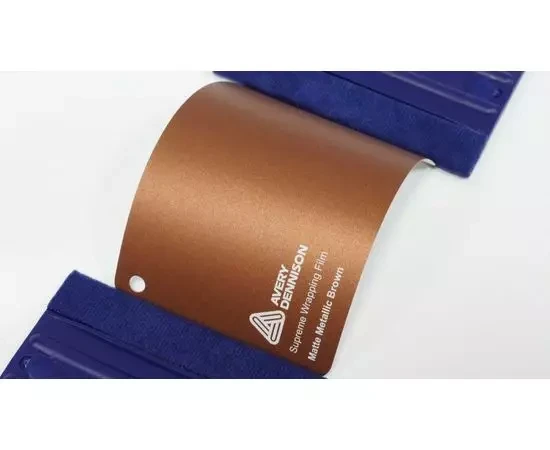 Матовая виниловая пленка цвета коричневый металлик AVERY SUPREME MATTE METALLIC BROWN